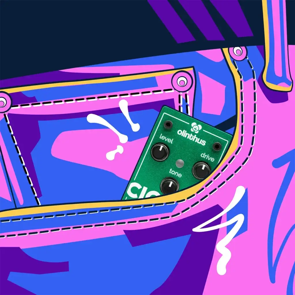 ポケットの中にペダルボードを?